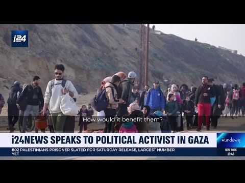 Gazan political activist: Most Gazans want peace, Hamas to leave