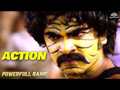 पॉवरफुल गेम जबरदस्त एक्शन सीन | Hindi Dubbed Movie Action Scene | Silambarasan Best Action