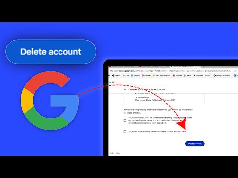 how to delete google account