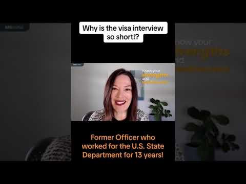 Why is the visa interview so short? Former Visa officer reveals the truth