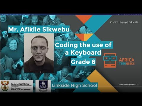 Grade 6 Coding | Lesson 20 | Coding the Use of a Keyboard