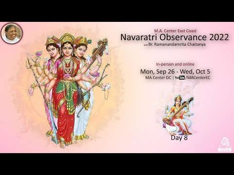 Day 8 - Navaratri 2022 - AYUDHA Puja with Br. Ramanandamrita Chaitanya