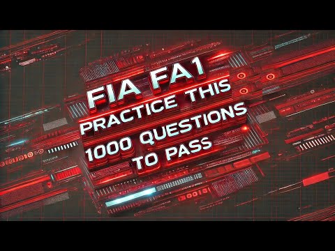 ACCA FIA FA1 1000 Questions with answers