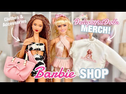 Barbie Shop Review + My Mini MERCH! The Doll Tailor - Barbie Clothes & Accessories