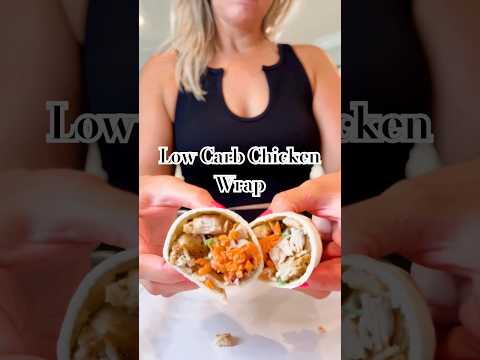 Simple low carb chicken wrap #LowCarb  #LunchIdeas #SamsClubFinds