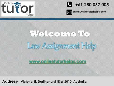 Law Assignment Help | Tips For Writing Top Quality Law Assignment Help | Writing Help