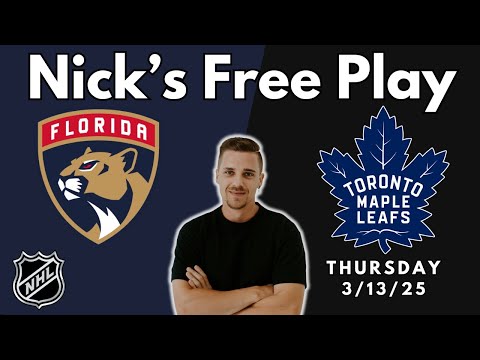 NHL Pick - Florida Panthers vs Toronto Maple Leafs Prediction, 3/12/2025 Free Best Bets & Odds