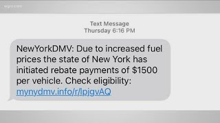 New DMV text scam warning