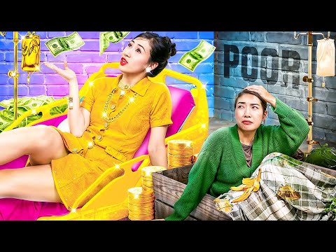 Rich Mom Vs Poor Mom In The Hospital! My Mom Broke Her Leg!