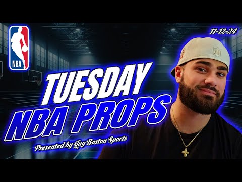 NBA Player Props Today 11/12/2024 | FREE NBA Best Bets, Predictions, and Player Props!