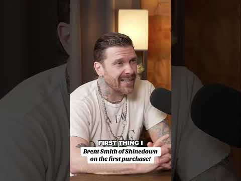 What Brent Smith from Shinedown did with his first big check #shinedown #spiritbox #podcast