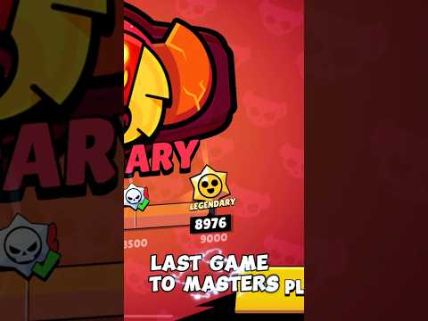 Last Game to Masters pt.2 #brawlstars #shorts