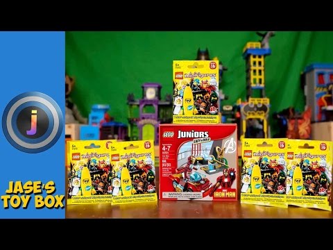 New Lego Junior Iron Man VS Loki and Series 16 Minifigures!