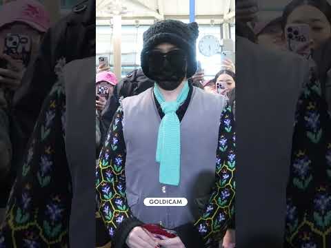 [GOLDIcam] 지드래곤 | GD | G-DRAGON | 공항패션 | Incheon Airport | 2025.02.21