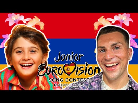 LET’S REACT TO ARMENIA’S ENTRY FOR JUNIOR EUROVISION 2024 | LEO - COSMIC FRIEND