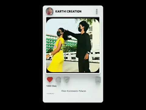 pallathu thookkum varum onnu ketten... 😻🧚‍♂️ love song whatsApp status tamil.. 👻#karthi creation😇