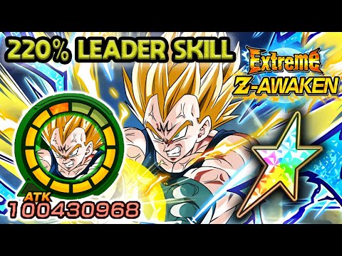 220% LEADER SKILL! 100% EZA TEQ MAJIN VEGETA LEVEL 10 LINKS! Dragon Ball Z Dokkan Battle