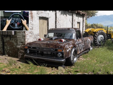 Rebuilding Ford F-150 HOONITRUCK "HOONIGAN GYMKHANA" Forza Horizon 5 Stering Wheel Gameplay