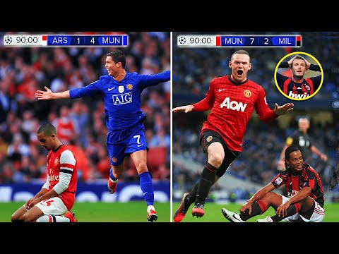 10 Times Manchester United Destroyed Big Teams in the Champions League