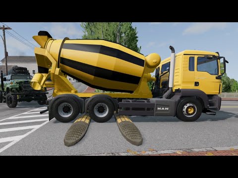 Trucks vs. Speed Bumps in BeamNG Drive | EP1