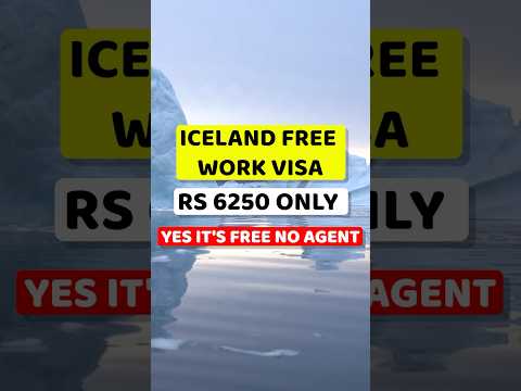 Iceland work visa for Indian