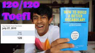 How I got a 120/120 Toefl Score