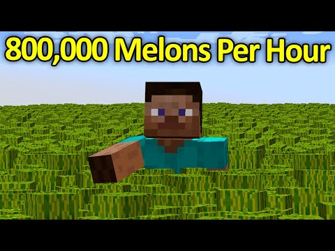 Farming 800,000 Melons in Minecraft...