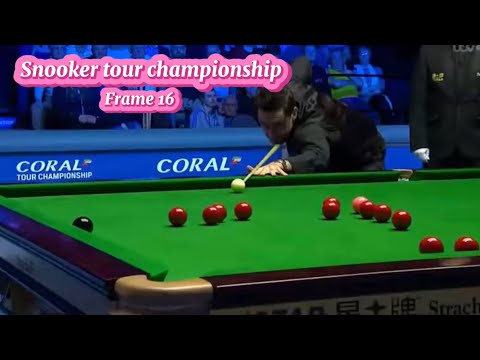 Snooker tour championship Ronnie O’Sullivan Vs Judd Trump ( frame 14, 15 & 16).