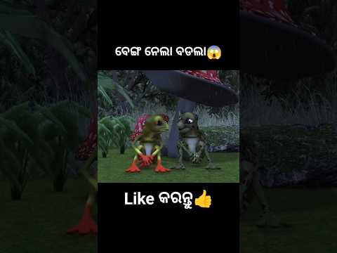 ବେଙ୍ଗ ନେଲା ବଡଲା😱 #shorts #youtubeshorts #odiagapa #natia #odiacomedy #odiamoralstory #kahani