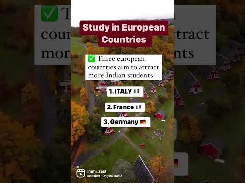 #studyineurope #europe