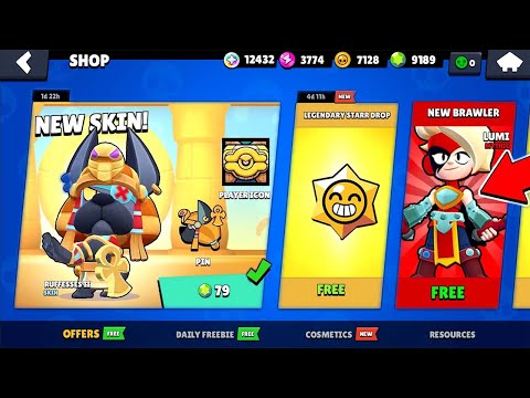 NEW RUFFS 🔥FINX NEW BRAWLER 1900 CREDITS 😱BRAWL STARS NEW UPDATE🔥