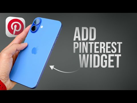 How to Add Pinterest Widget iPhone (tutorial)