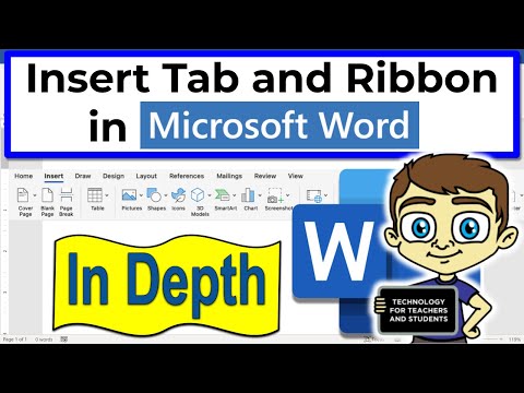 Microsoft Word Insert Tab and Ribbon in Depth