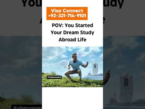 🎓✈️ Your Study Visa Success Starts with Visa Connect! #visaconnect #bahriatownlahore #travel  #funny