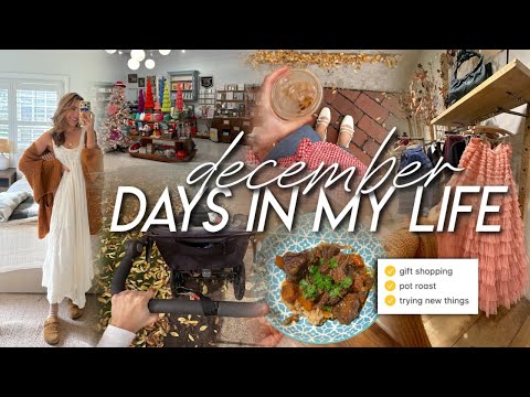 DAYS IN MY LIFE | Christmas shopping, gifts I’m giving, cooking a pot roast, trying new things 🧸