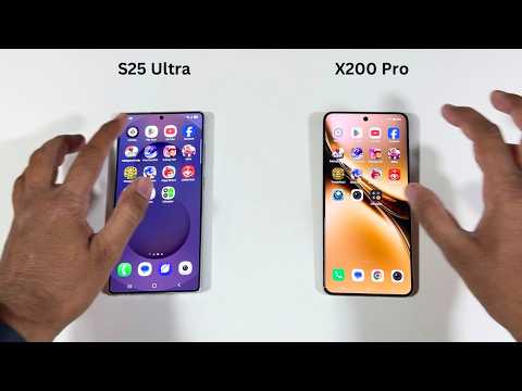 Samsung Galaxy S25 Ultra vs Vivo X200 Pro Speed Test and Camera Comparison