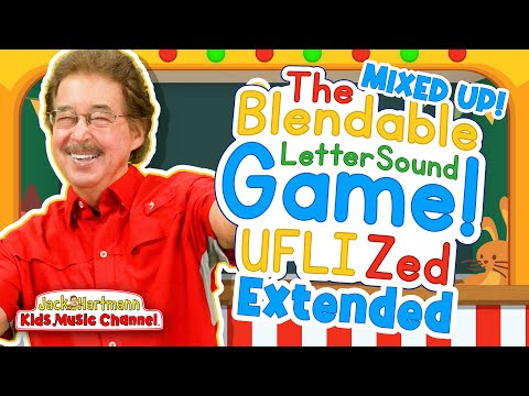 All Mixed Up! | The Blendable Letter Sound Game! | Zed Version | Extended | UFLI | Jack Hartmann