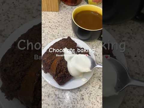 Cozy baking chocolate pound cake baking #baking #youtubeshorts  #homebaking #bakingideas