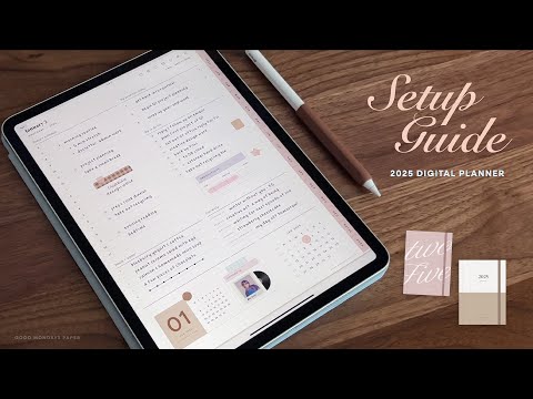 2025 Digital Planner Setup Guide 🤎 | iPad & Goodnotes 6