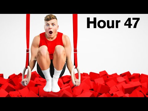 Surviving 50 HOURS Of Gymnastics Challenges!