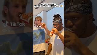 KSI and Logan Paul try the new Prime Chicken flavor 😭