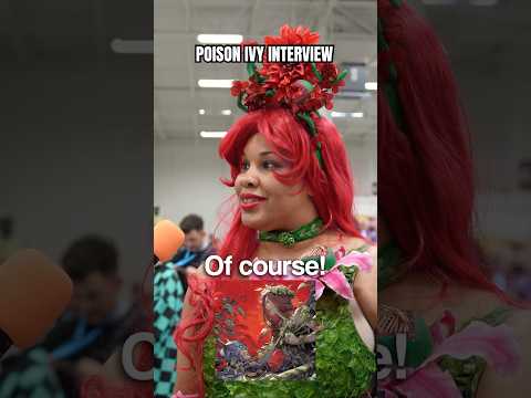 POISON IVY INTERVIEW #batman #cosplay #batmanvillains