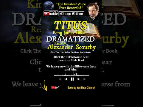 58~Book of Titus Short | By A.Scourby | DRAMATIZED | God is Spirit, Truth & Love #youtubeshorts