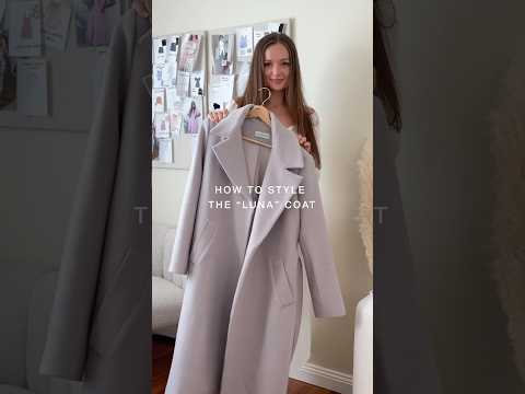 Style the “LUNA” coat with me. 1, 2 or 3? #sewingtutorial #patternmaking #coatpattern #coatstyling