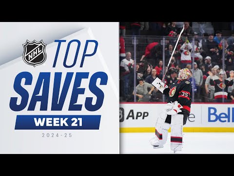 Best NHL Saves of Week 21 | 2024-25 Highlights