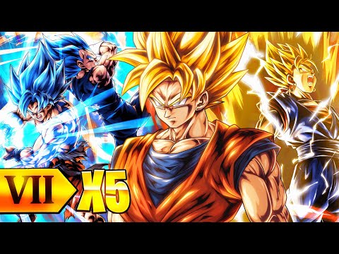 WHO MADE THIS???? 5x Zenkai Buffed LF SSJ Goku is INSANE!!! (Dragon Ball Legends)