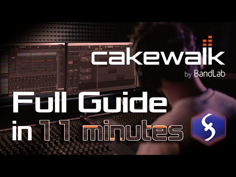 Cakewalk - Tutorial for Beginners in 11 MINUTES!  [ FULL GUIDE 2024 ]