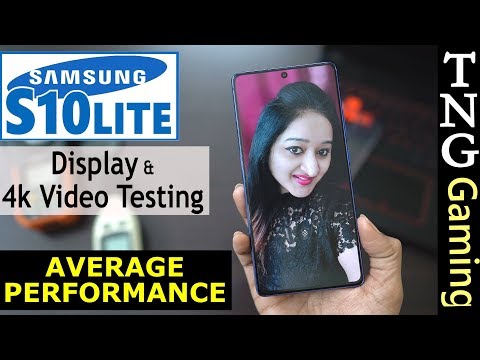 Samsung Galaxy S10 Lite - 4K Video & Display Test