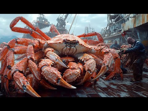 Norwegian Fishermen Catch Millions Of Giant Crabs And Earn Billions Of Dollars - Fishing Documentary