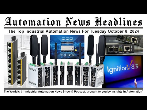 Automation News Headlines for Tuesday October 8, 2024